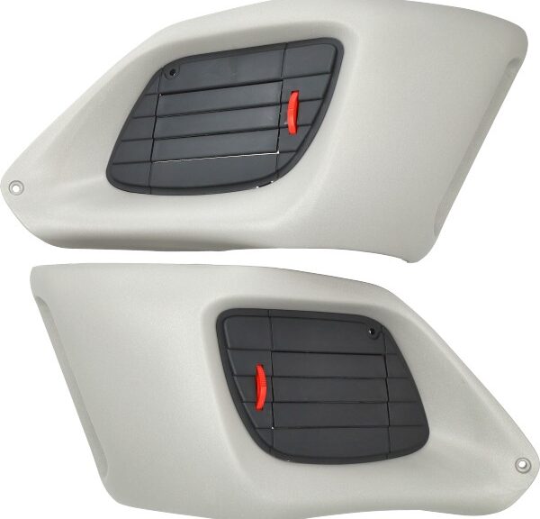 radiateurfront set + rooster gilera grijs runner 50/125/180/200