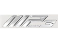 embleem Piaggio origineel woord [mp3] 300/400/500 zilver mp3 1b001460