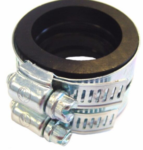 rubber DMP carb-spruitstuk + klem 24-28mm
