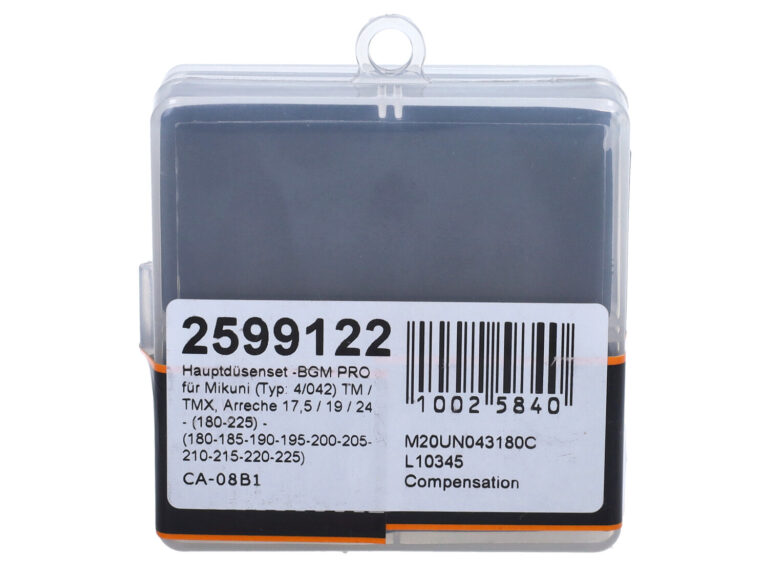 Sproeierset Bgm Pro Mikuni (4/042) 180-225 Pro 10-delig 2599122