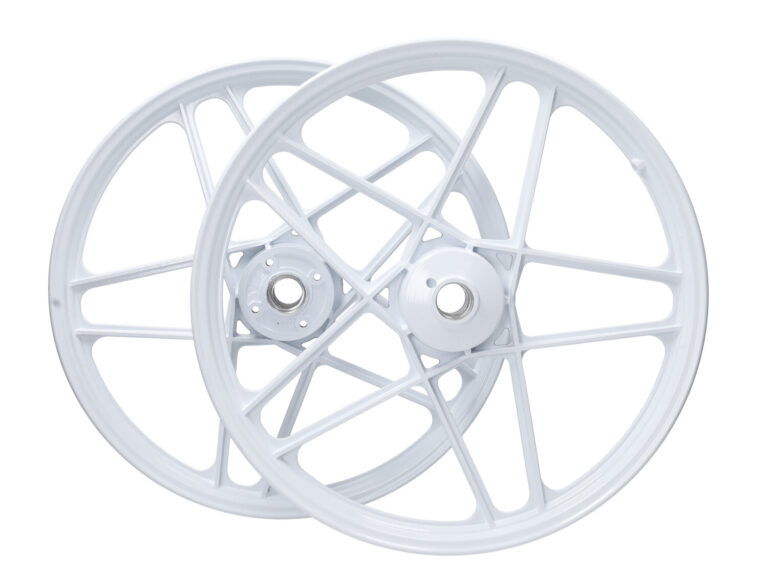 Wielset fast-arrow 17 inch wit — geschikt voor Hercules Prima