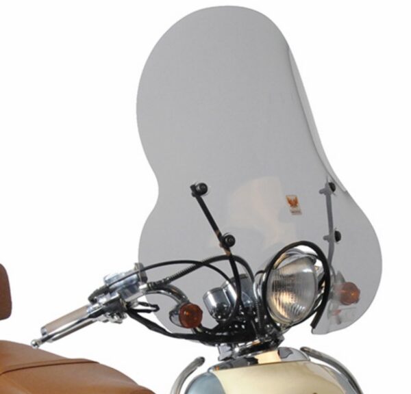 windscherm isotta met bevestigingsset hoog smoke BTC Grande Retro Old Luxe=op=op