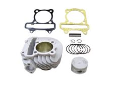cilinder Power1 + zuiger aluminium snel 125cc 61mm sco gy6