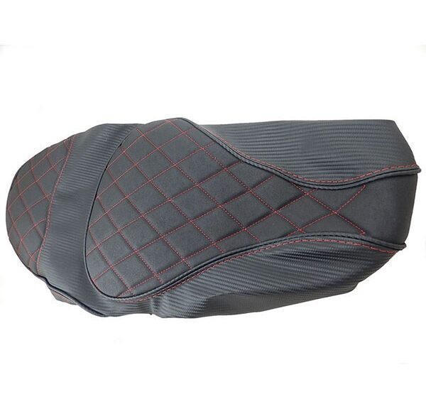 buddydek Regia (made in EU) luxe stiksel zwart/rood sprint