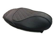 Buddydek Regia luxe stiksel zwart/wit sprint