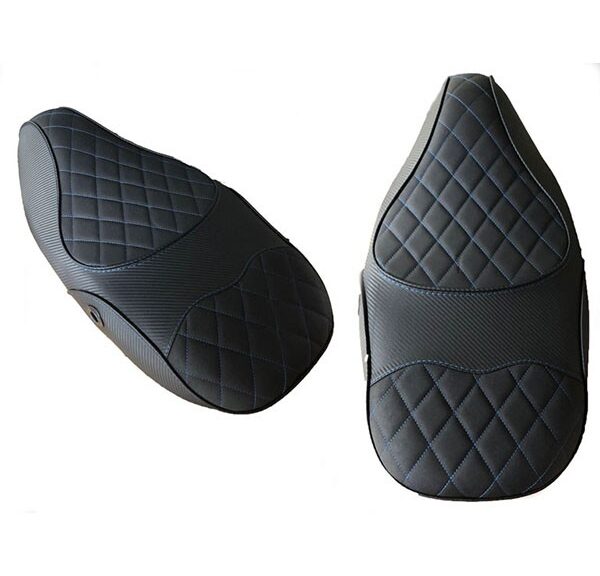 buddydek Regia (made in EU) luxe stiksel zwart/blauw sprint