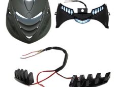 led verlichting Power1 voorscherm boven E-keur (grill) smoke->transparant 3-delig piaggio