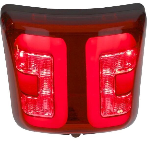 achterlicht Power1 led tube rood vespa mat zwart gts 300 (euro4)