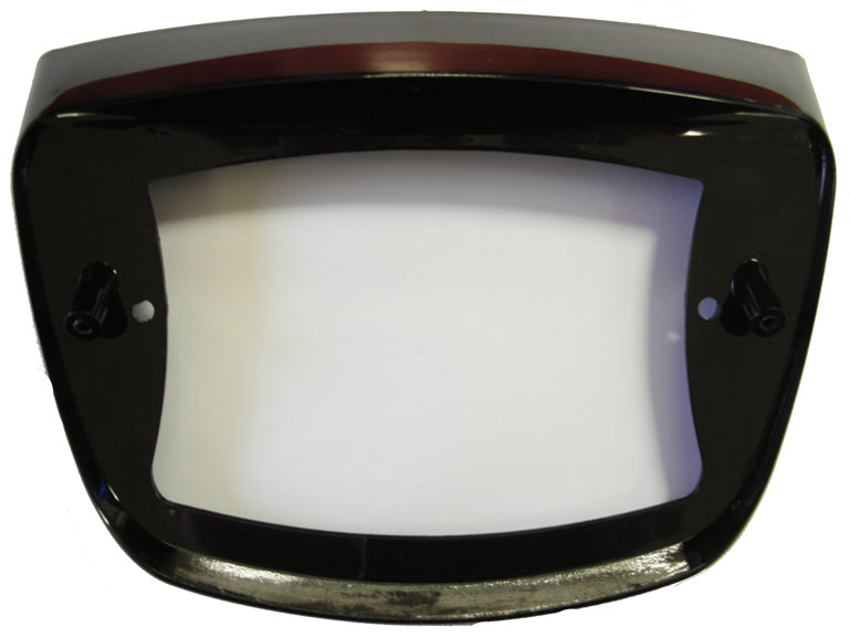 Rand achterlicht zwart glans lx