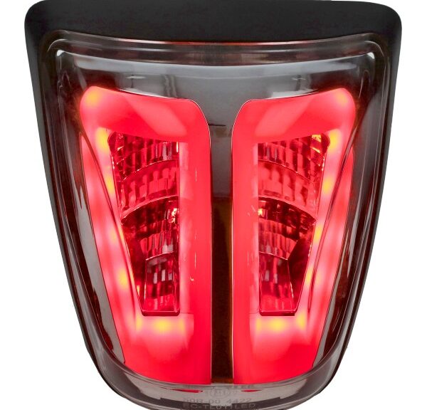 achterlicht Power1 led tube helder /zwart matt E-keur primavera