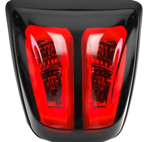 achterlicht Power1 led tube smoke/zwart matt E-keur primavera