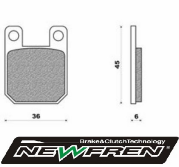 remblokset newfren model ajp dragster