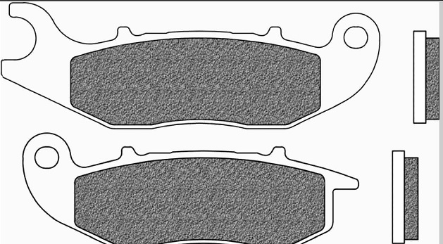 Remblokset Newfren voor — geschikt voor Aprilia SR Gt 200