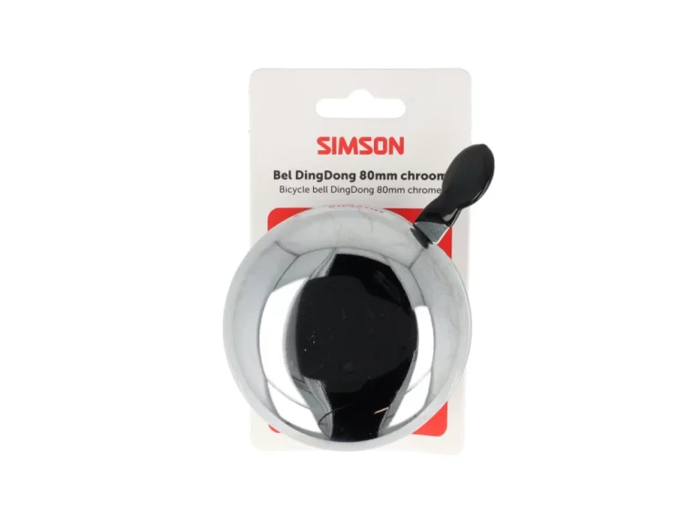 Simson bel Ding Dong Large chroom 80mm