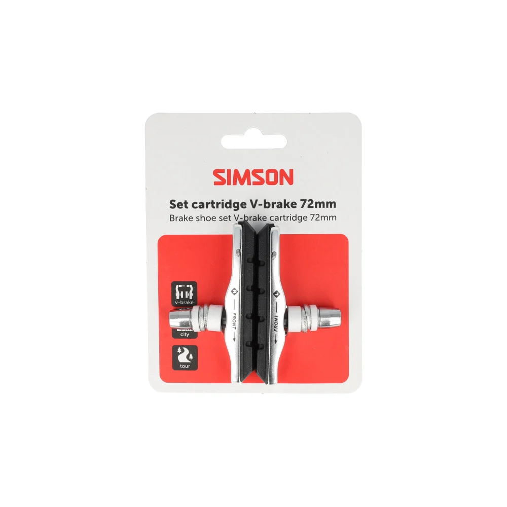 Simson remblok V-brake cartridge 72mm
