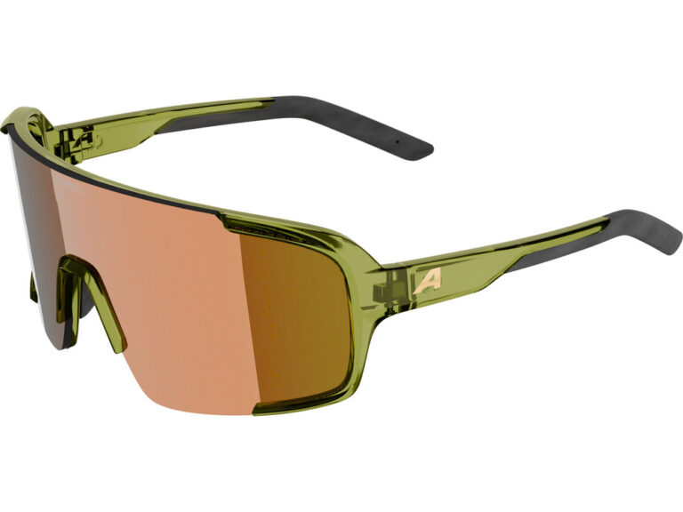 Alpina Sports Sportbril Lumin Gouden Spiegellens Glans Groen