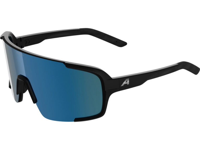 Alpina Sports Sportbril Lumin Blauwe Spiegellens Mat Zwart