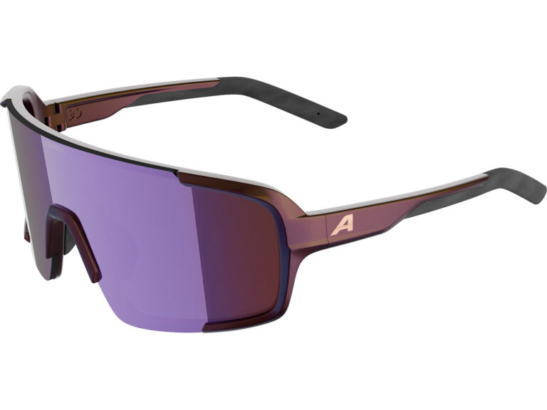Alpina Sports Sportbril Lumin Roze Spiegellens Mat Zw/Paars