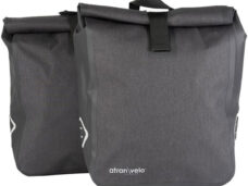 AtranVelo dubbele tas Travel zwart