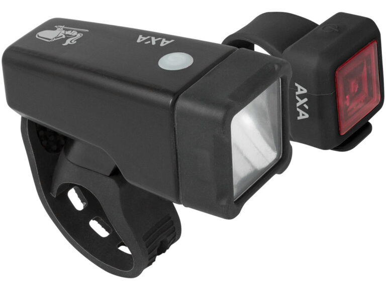 AXA verlichtingsset Niteline T1 LED batterij zwart