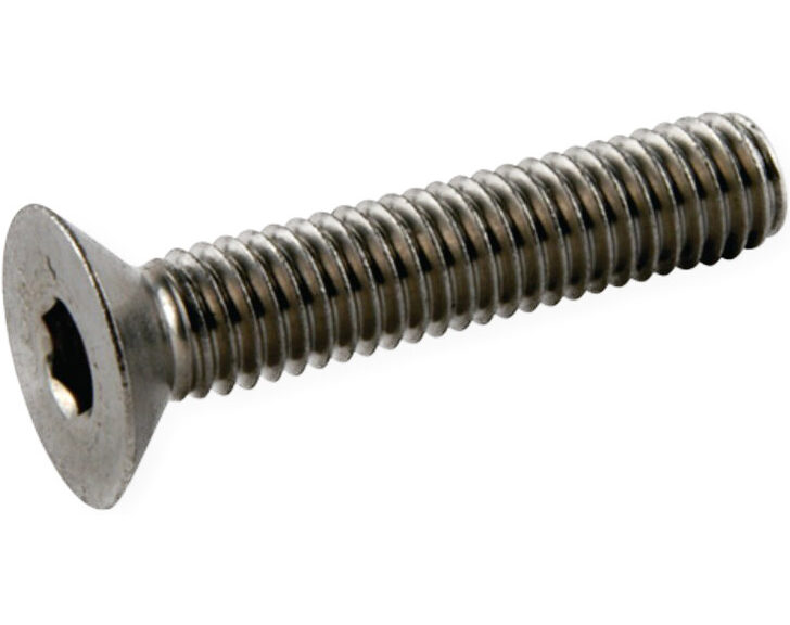 Berner inbusbout binnenzeskant M4 8mm verzonken kop RVS