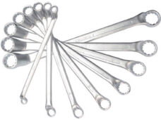 Berner ringsleutelset gebogen set 9 stuks 6-23mm
