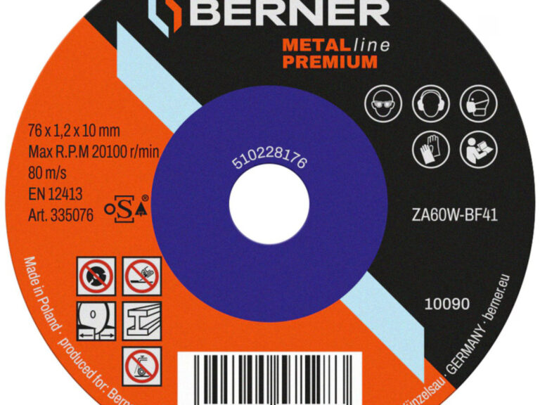 Berner slijpschijf MetalLine Premium 76mm (25st)