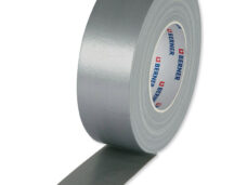 Berner textieltape rol 50m x 50mm zilver