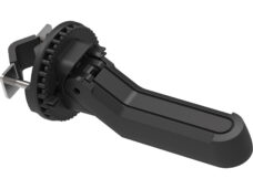 Bobike voetsteunen One Junior tube mount zwart
