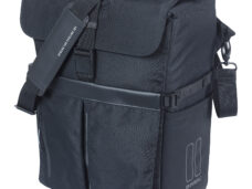 Basil schoudertas Move MIK hooks 15l zwart