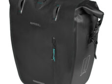 Basil enkele tas Rivo Tarpaulin MIK Hooks 25-31l zw