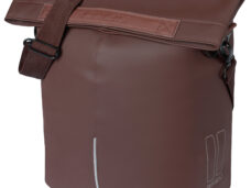 Basil shopper City MIK Hooks 14-16l vegan leather bruin