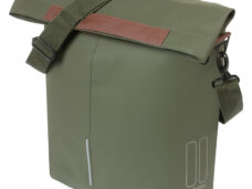 Basil shopper City MIK Hooks 14-16l vegan leather groen
