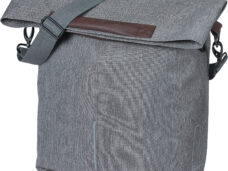 Basil shopper City MIK Hooks 14-16l polyester grijs