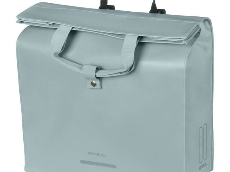Basil shopper Urban Load Pro MIK Hooks 20l rPET lichtblauw