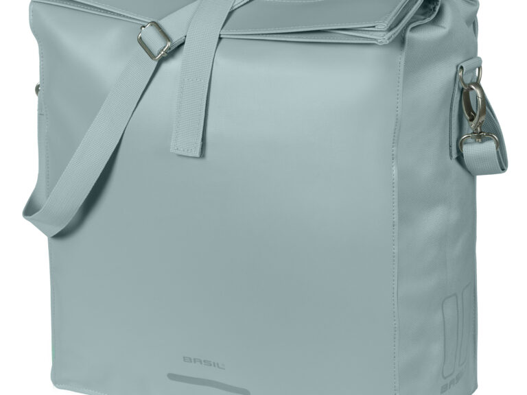 Basil enkele tas Urban Load Pro MIK Hooks 24l rPET l blauw