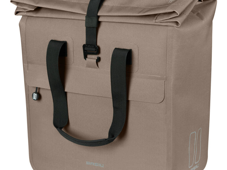 Basil shopper Urban Dry Neo MIK Hooks 26l rPET lichtblauw