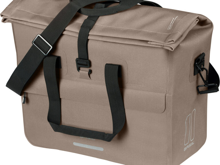 Basil laptoptas Urban Dry Neo MIK Hooks 26l rPET bruin