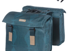 Basil dubbele tas Elegance MIK 40-49l rPET blauw