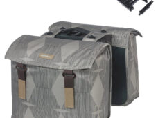 Basil dubbele tas Elegance MIK 40-49l taupe
