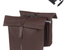 Basil dubbele tas City MIK 28-32l bruin