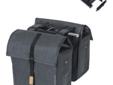 Basil dubbele tas Urban Dry MIK 50l grijs