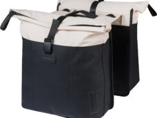Basil Vive MIK double bag 28-35l off-white/black
