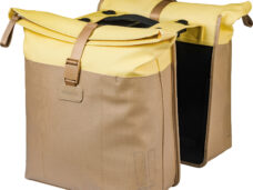 Basil dubbele tas Vive MIK 28-35l zand/geel