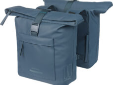 Basil dubbele tas Brooklyn 41l marineblauw
