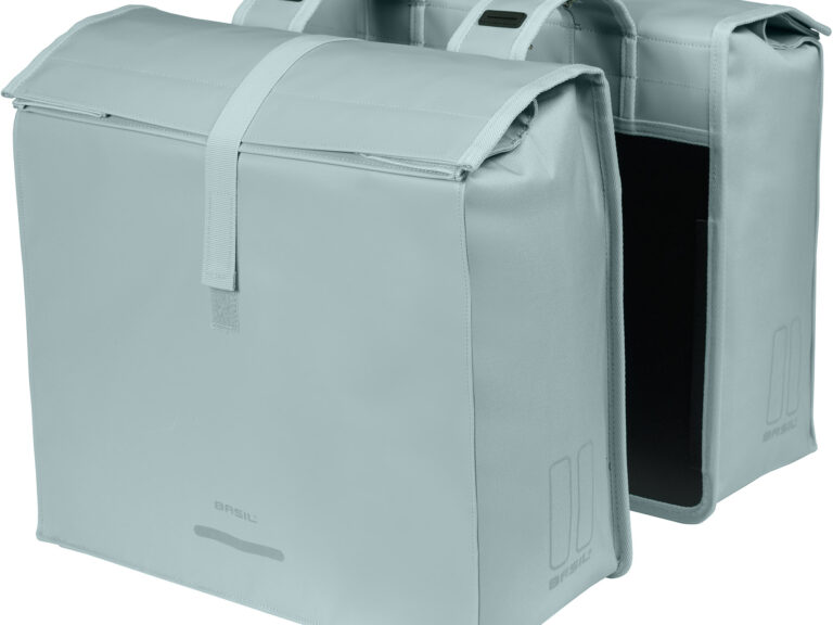 Basil dubbele tas Urban Load Pro 64l rPET lichtblauw