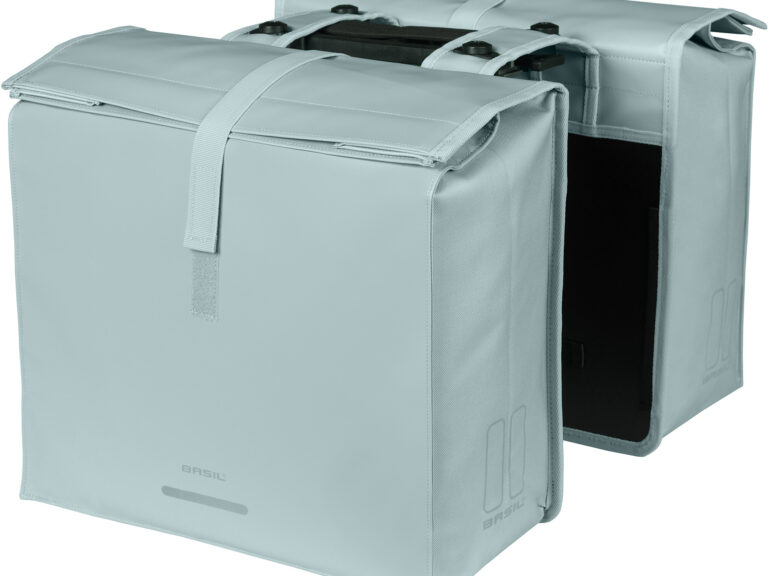 Basil dubbele tas Urban Load Pro MIK 64l rPET lichtblauw