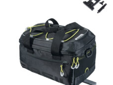 Basil bagagedragertas Miles MIK 7l zwart/lime
