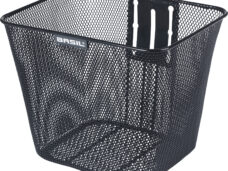 Basil Bilbao kurv med holder fast montering sort