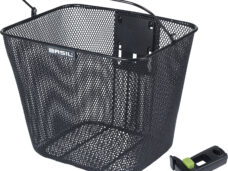 Basil mand Bilbao KlickFix met stuurpenhouder zwart